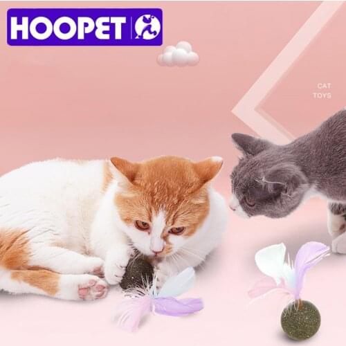 HOOPET Catnip Ball Healthy Cat Snacks Catnip Sugar Candy For Cats Pet Catnip Toys Edible Catnip Ball