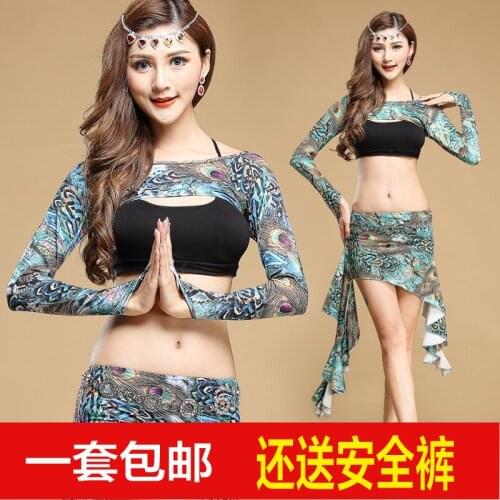 Oriental Dance Costumes Costume New Women Cotton Dance India Belly Performance Service Square Practice Dress Special Suit T714