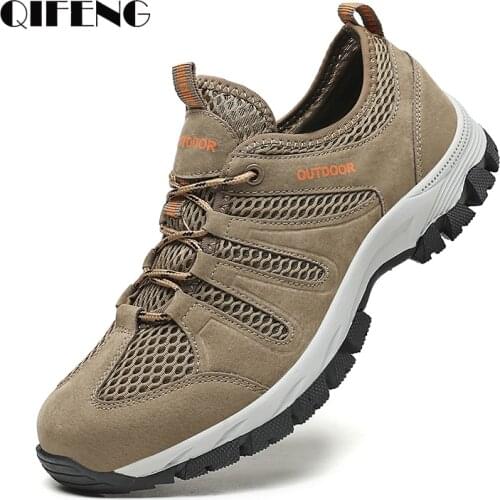 Large Size 2021 Men Soft Casual Shoes Summer Breathable Outdoor Mesh Sneakers Male Light Black Footwear Flat Fashion Boys Travel