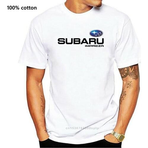 2019 Hot sale Fashion Impreza WRX STi T-shirt 100% cotton Men M size 2 sides Tee shirt