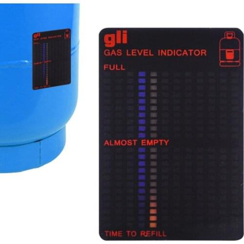 Magnetic Gas Cylinder Tool Gas Tank Level Indicator Propane Butane LPG Fuel Gauge Caravan Bottle Temperature Measuring