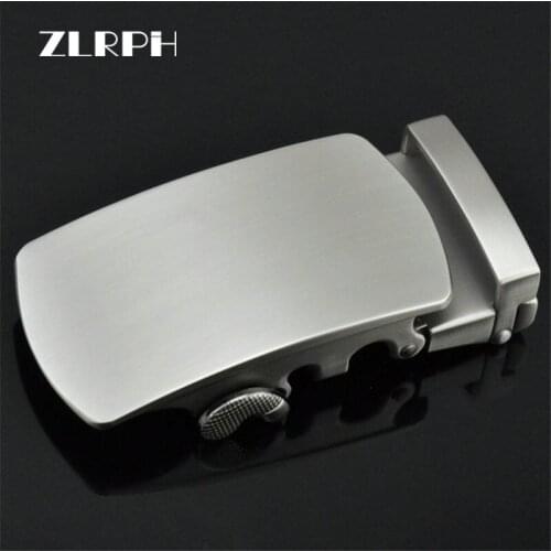 ZLRPH Fashion Designer Belts High quality alloy buckle for Not belt body Sliding Buckle Ratchet Luxury Men Automatic buckle