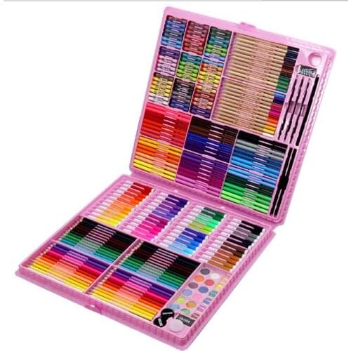 288 pieces of childrens painting set Paintbrush Tool Watercolor pencil Set Stationery Art Opening School gift painting tools