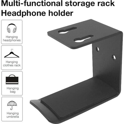 Headphone Stand Hanger Wall Mount Headset Holder Best Gaming Headset Stand for Scratching Prevention and Desktop Space Saving