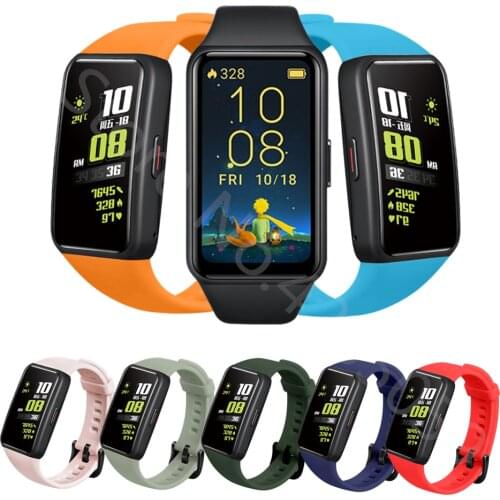 For Huawei Band 6 Pro Silicone Wrist Band Smart Bracelet For Huawei Band6 Sport Watch Straps For Huawei Honor Band6 Accessories
