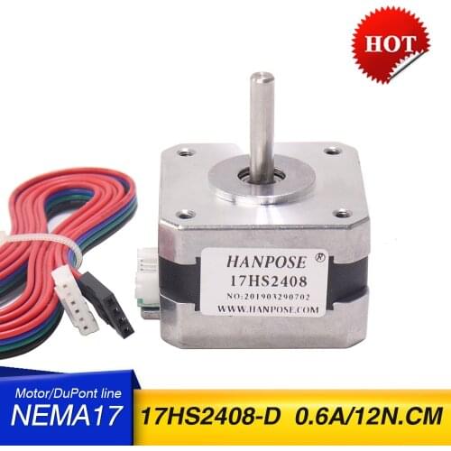 1PCS Nema17 stepper motor 42 motor 0.6A body length 28 mm 17HS2408 motor for 3D printer parts