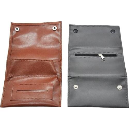 Tobacco Bag PU Leather Portable Cigarette Rolling Pipe Pouch Travel Storage Bags Wallet Paper Holder Smoking Accessories