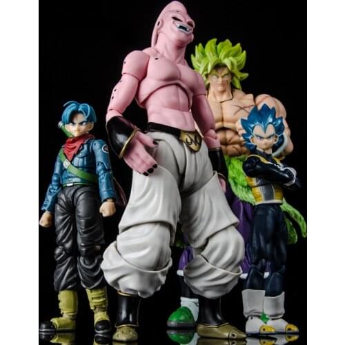 Dragon Ball Super Super Saiyan Zamasu Son Goku Vegeta IV Trunks Broli Majin Buu Frieza Shenron Movable Joints Figure Toys