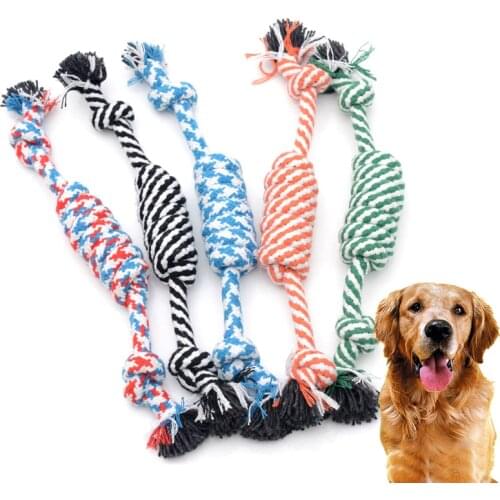 Dog Training Toys Large Dog Rope Pet Chew Rope Toys Training Play Toy Handmade Cotton Ropes Pet Supplies dog toys for small dogs