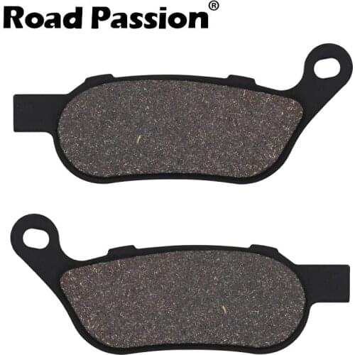 Motorcycle Rear Brake Pads for Harley FXS Blackline 2011 2012 2013 FLSTF Fat Boy 2008-2017 FLS Softail Slim 2002-2017