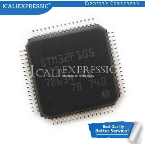 2PCS STM32F105RCT6 STM32F105 LQFP-64 In Stock