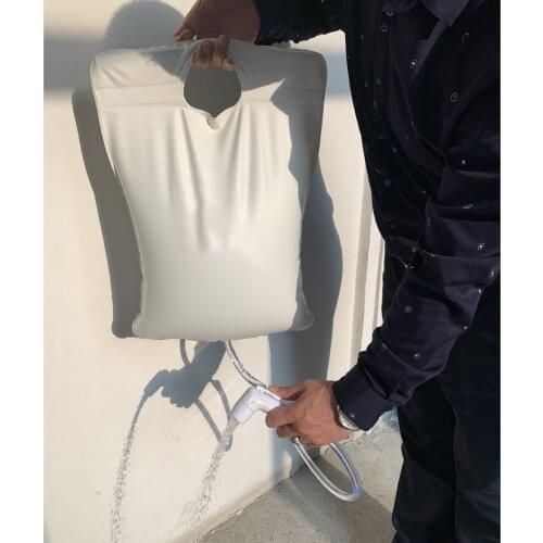 3Gallon 10L Camping Shower Bag Water Tank for Bath Wash Outdoor Camp Hiking