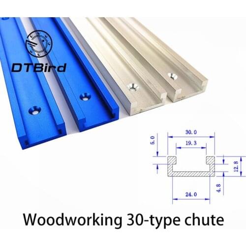 300-800mm Aluminum Alloy T-tracks Woodworking Miter Track Miter Gauge Track Woodworking Workbench Tools DIY Refitting