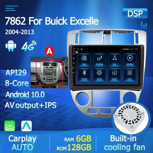 Yelloberry For Chevrolet Lacetti J200 BUICK Excelle Hrv 2004 2013 Android 10 Car Radio Multimedia GPS navigation 2 DIN DSP IPS
