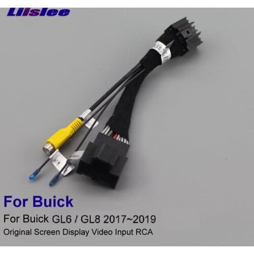 Car Rear View Camera RCA Adapter Wire For Buick GL6 GL8 2017-2019 Original Connector Cable 20 pins