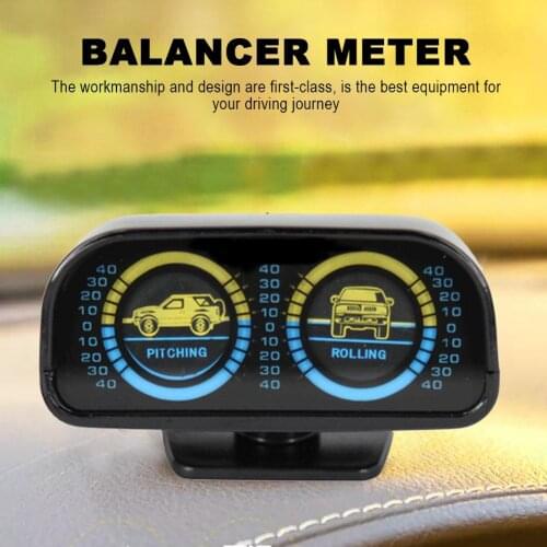 2 In 1 Outdoor Car Adjustable Compass Balancer Slope Meter Tachometer Car Interior Accessories For Auto Boat Vehicles