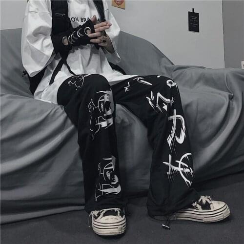 Mens Causal Pants 2021 Black Hip Hop Male Joggers Trousers Fashion Streetwear Pants japanese streetwear pants harajuku fashion