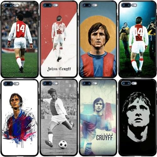 Phone Case for Xiaomi Redmi Note 9A 8 8T 7 6 7A 6A 5A 5 A1 A2 A3 Pro Max Plus Lite Footballer Johan Cruyff
