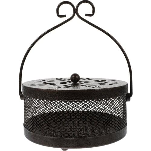 Mosquito Coil Holder Retro Mosquito Incense Burner Coil Holder for Home Garden baby child pregnant killer pest wholesale