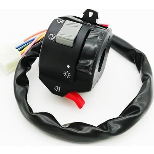 For Switch Button Motorcycle Headlight Fog Light Turn Signal Handlebar Control