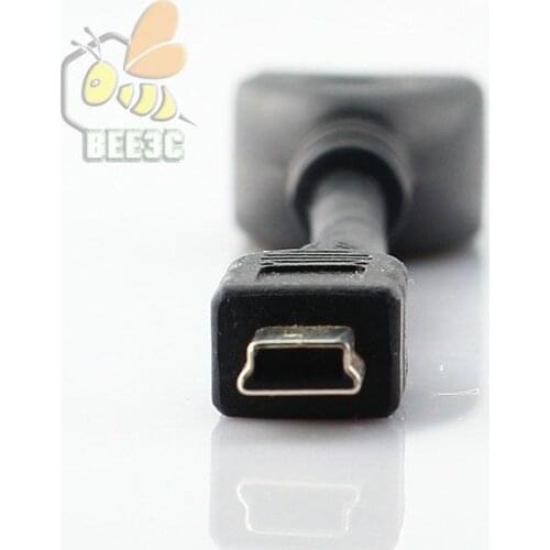 10cm Micro USB to mini USB 5pin Host OTG Cable for DAC Portable Digital Amplifier tablet pc mobile phone mp4 mp5 11cm 300pcs