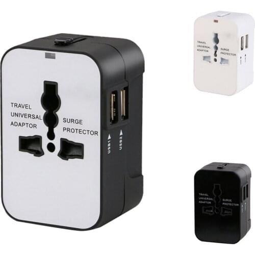 International Power Adapter,Travel Power Plug, Adapter for USA,UK, Japan, China, EU, AUS with iPhone