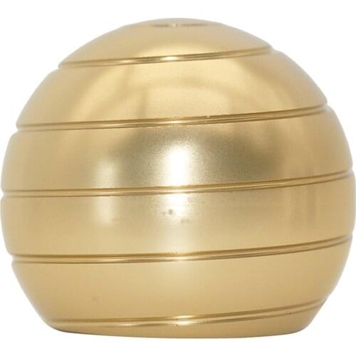 Desktop Stress Relief Toy Aluminum Alloy Decompression Hypnosis Rotary Gyro Adult Fingertip Toy Kinetic Round Metal Spinner Gift