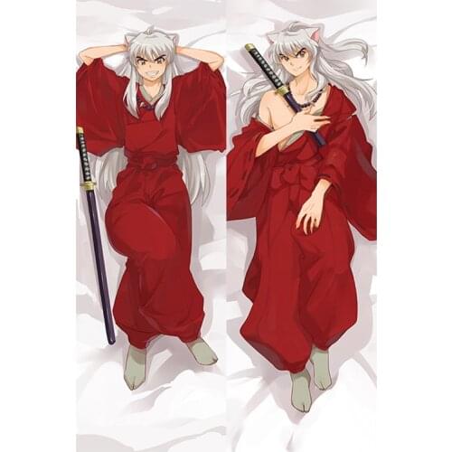 Newly Design Body Pillow Cover Japanese Anime Inuyasha Hugging Dakimakura Sexy boy Girl Long Throw Bedding Pillowcase