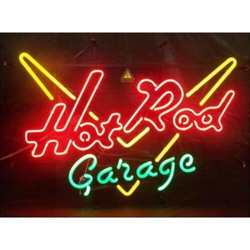 NEON SIGN For Custom Hot Rod Garage Glass Neon Light PUB shop display Handcraft outdoor Light Signs advertise vintage neon signs