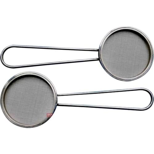 100-400 mesh Dia 55mm Height 6mm With Handle Test Sieve Stainless Steel Screen Cell Strainer Sampling Pharmacopeia Sieve