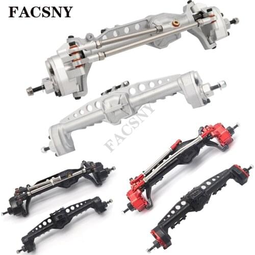 CNC Machined Aluminum Alloy Front and Rear Portal Axle for 1/10 RC Crawler Car Axial SCX10 III AXI03007 Upgrades Parts