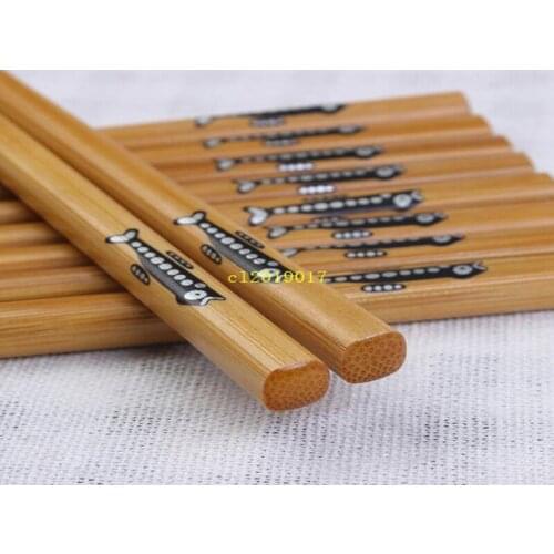 Japanese printed bamboo chopsticks, environmental health hotel chopsticks natural bamboo chopsticks