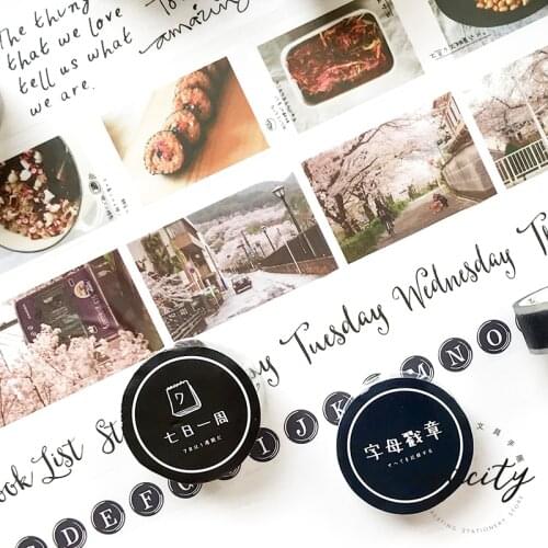 Japanese stationery PET Washi Tape Adhesive Tape DIY Scrapbooking Sticker Label Transparent Frosted Masking tape