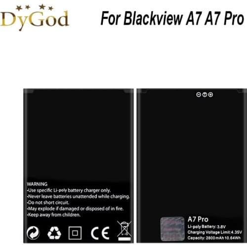 For Blackview A7 Battery 2800mAh Mobile Phone Replacement Backup Batteria Batterie For Blackview A7 Pro AKKU Batteries