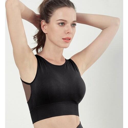 Maidy Plus Size Ladies Sleep Bra Women Sports Bra Wire Free Lingerie Yoga Vest Running Sports Underwear Female Solid Color Bras