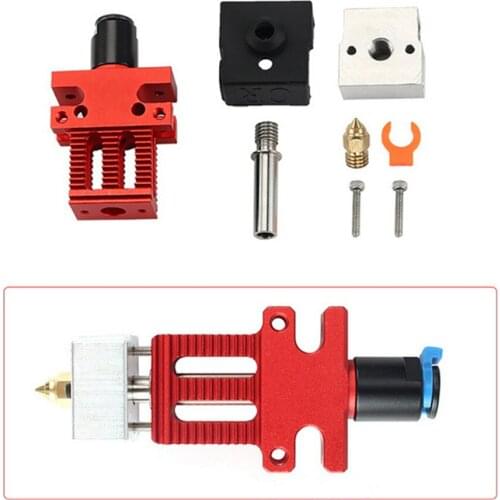 1.75/0.4MM Upgraded Hotend Metal Extruder Hot Mounted Extruded Kits for Creality CR-10 CR-6SE Ender-3 3D Printer Accessories