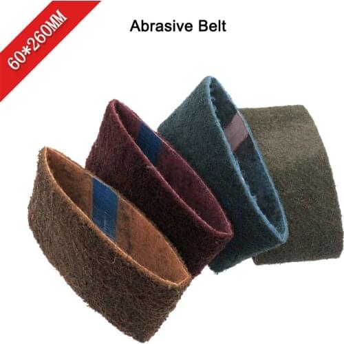 1PCS 3M 60x260mm Nylon Sanding Belt Polished Stainless Steel Metal Brushed Sanding Belt Grit 150 240 400 600
