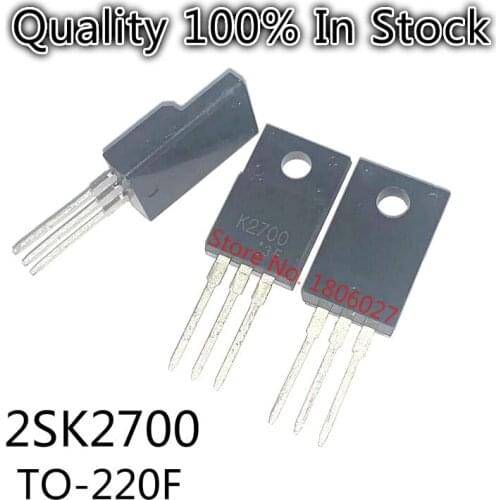 10PCS/LOT K2700 2SK2700 TO-220F 900V 3A