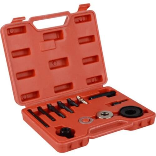 12Pc Power Steering Alternator Pulley Puller / Installer Kits For GM Chrysler Ford