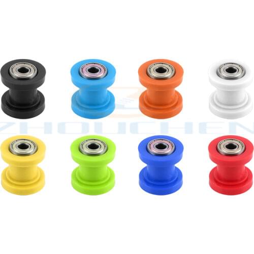 7 Colors 8MM 10MM Guide Sprockets Bearing Roller Pulley Wheel Tensioner Guide For Pit Dirt Bike Motocross ATV CRF CRXR