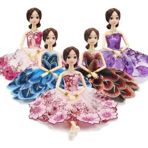 Barbiie Doll Car Accessories Car Creative Decoration Fashion Wedding Dress Handmade Accessories Gi