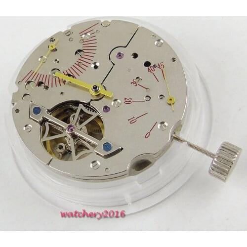 Parnis Power Reserve ST 2505 Automatic Mechanical Date New Classic Vintage Movement