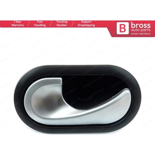Bross BDP107 interior Door Handle Chrome Plated Front OR Rear Left Doors For Renault Megan 2 2002-2009, Dacia Sandero