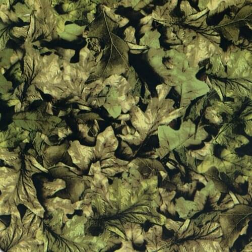 CSMD6606 1mX10m hydro dipping film green camo leaves pattern hydrographics films