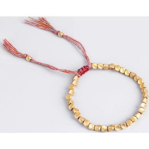 2021 Wood Bead OM Bracelet Tibetan Buddhist Mala Charm Rosary Yoga Wrist Bracelet Wooden For Women Men Jewelry