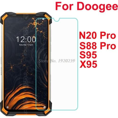 For Doogee N20 S40 S58 S88 S95 X95 Plus Pro Glass Exprosion-proof Tempered Glass Screen Cover Anti-shatter Protect Front Film