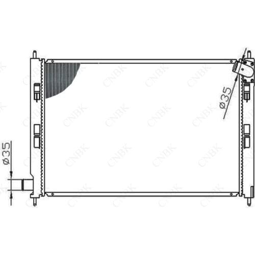 For Mitsubishi Outlander Lancer Evo X 10 Wing God Aluminum Plastic Water Tank and 8 Generation 9 Generation All Aluminum