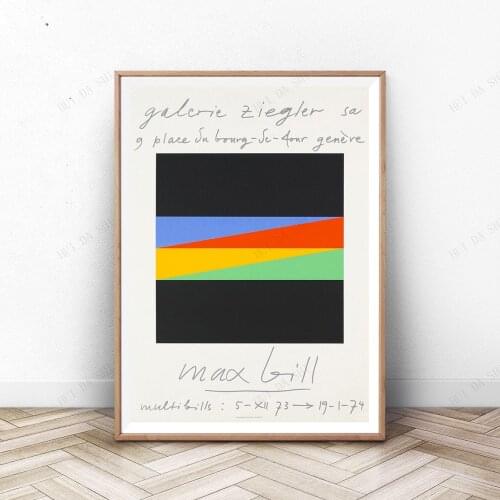 Art Exhibition Poster Wall Art Mid Century Modern Art Print Museum Print Paris Wall Art Wall Art Prints Paris Print Bauhaus