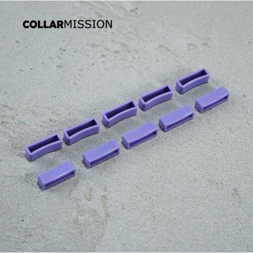 Colorful Hardware Plastic Slider Guard Belt Ring Anti-slip Clothing Dog Collar Accessories 20mm Lavender SK20SJ18