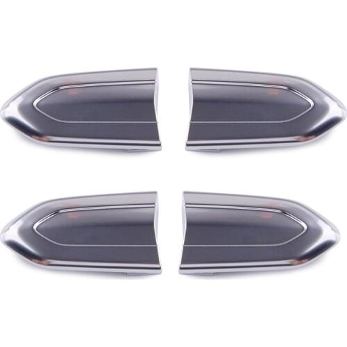 4Pcs Car Chrome ABS Door Lock Cylinder Cover Trim Cap Fit For Cadillac ATS XTS XT5 XT4 CTS CT6 Accessories
